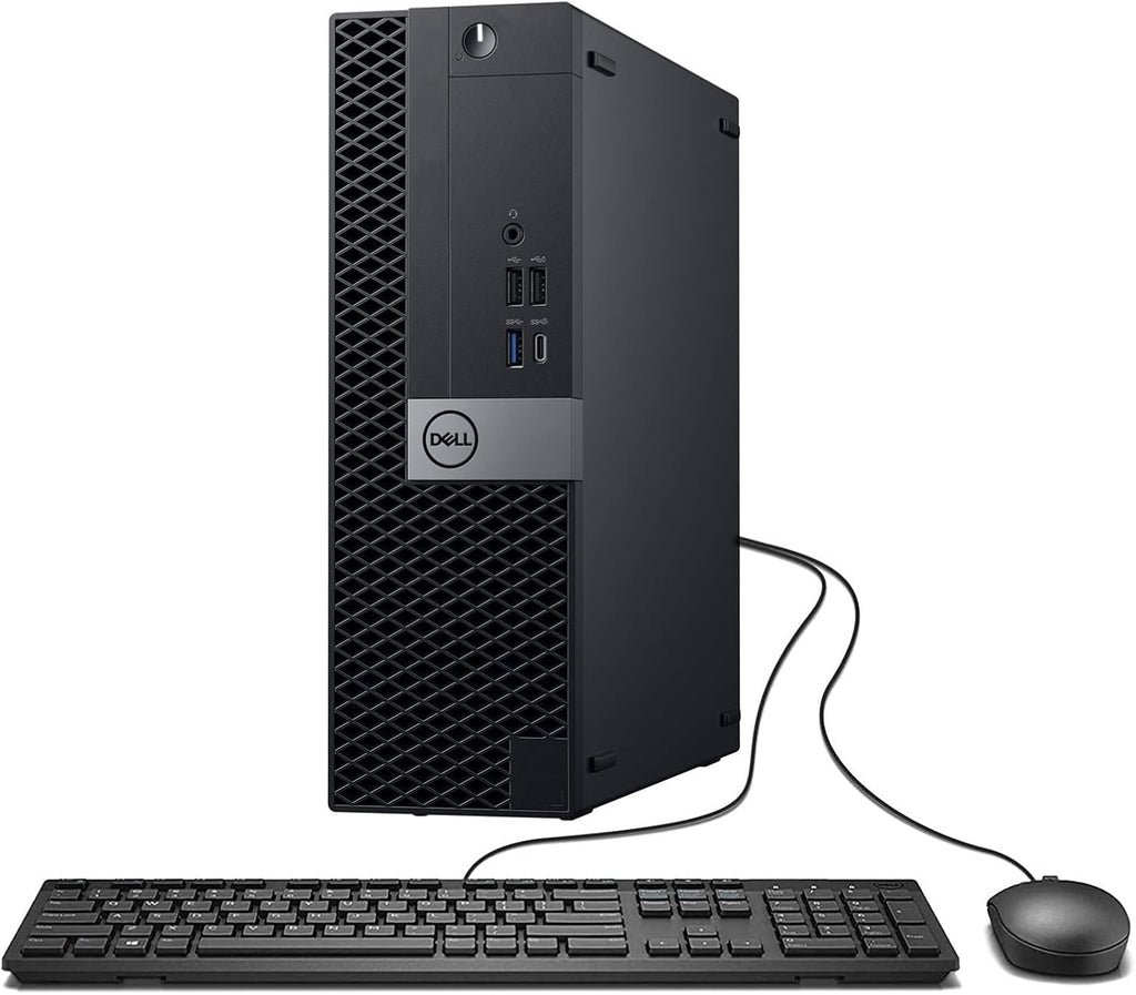 []Dell Optiplex 7050 SFF Desktop PC Intel i7-7700 4-Cores 3.60GHz 32GB DDR4 1TB SSD WiFi BT HDMI Duel Monitor Support Windows 11 Pro Excellent Condition(Renewed)