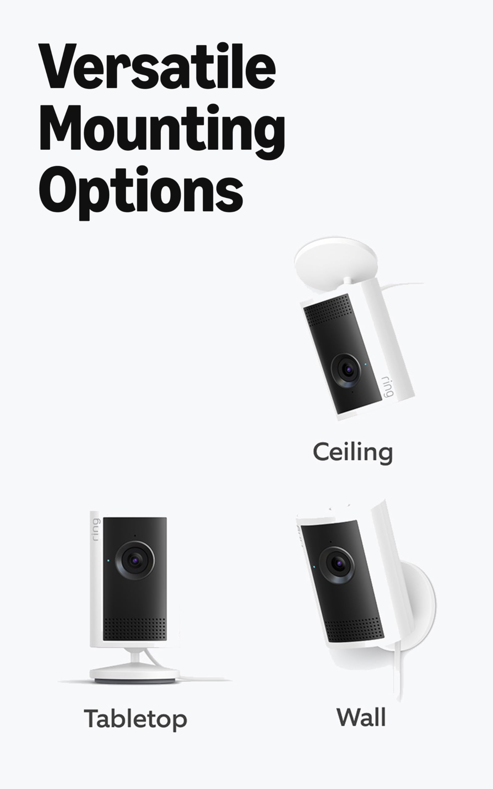 Indoor Cam Plus (newest model), Home or business security, Retinal 2K for crisp, true-to-life video quality, 4x Enhanced Zoom, Low-Light Sight, White
