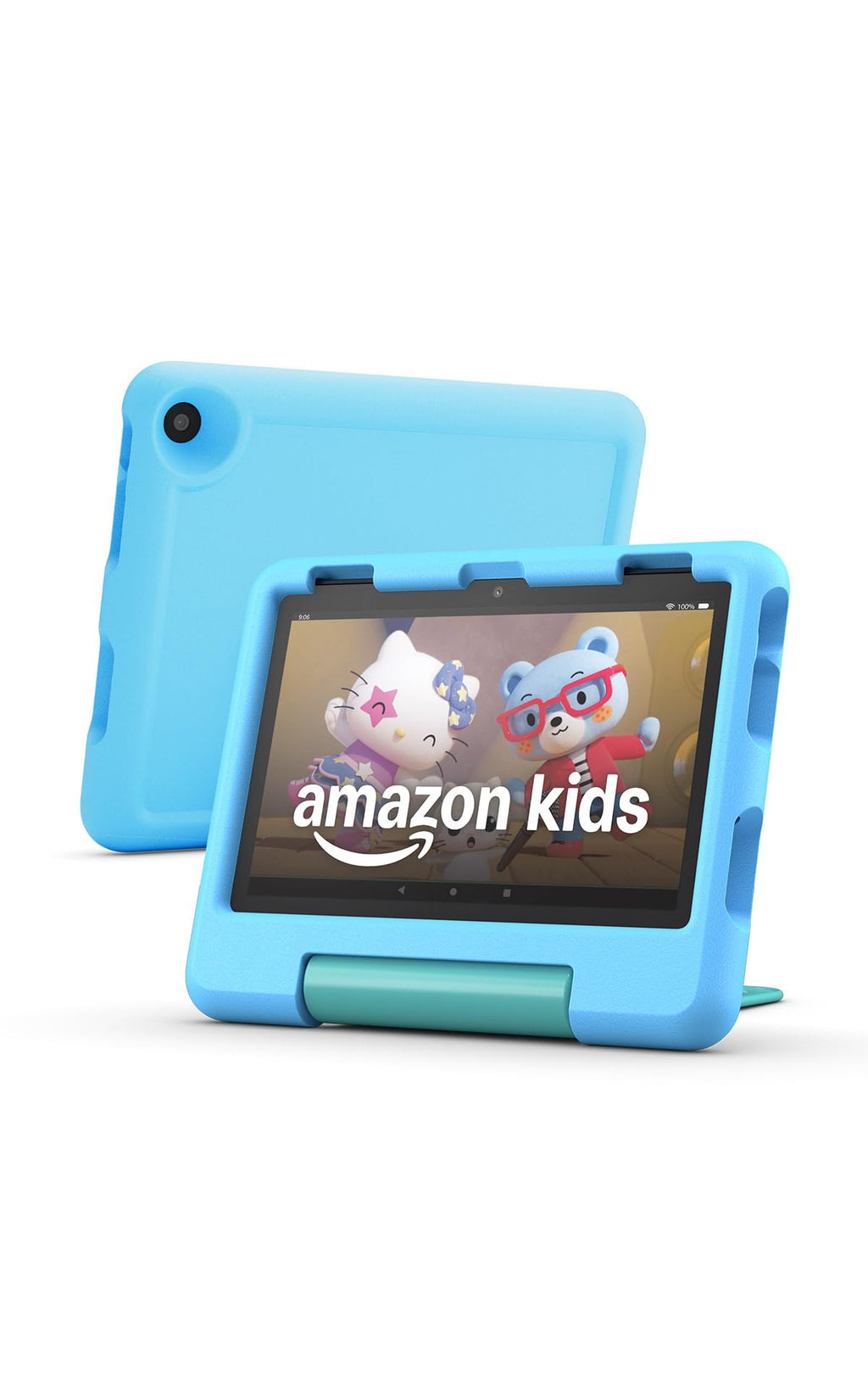 Amazon Fire HD 8 Kids tablet (newest model), ages 3-7 | 4GB memory, Includes ad-free and exclusive content, parental controls and 13-hr battery, 64GB, Blue