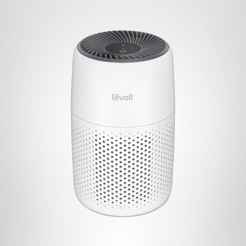 LEVOIT Air Purifiers for Bedroom Home Dorm, AHAM VERIFIDE, 3-in-1 Filter Cleaner With Aroma Pad, Filters Smoke, Allergens, Pet Dander, Odor, Dust, Office, Desktop, Core Mini-P, White