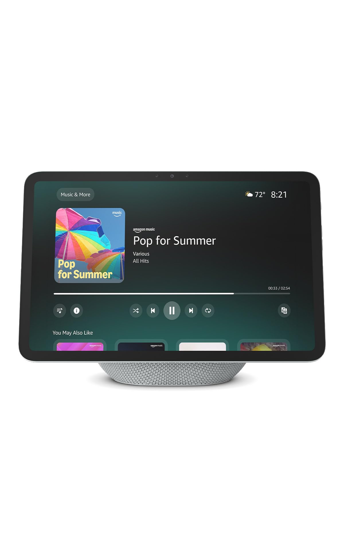 Echo Show 11 (newest model), Vibrant Full-HD 11" display with more viewing area and spatial audio, Designed for Alexa+, Glacier White