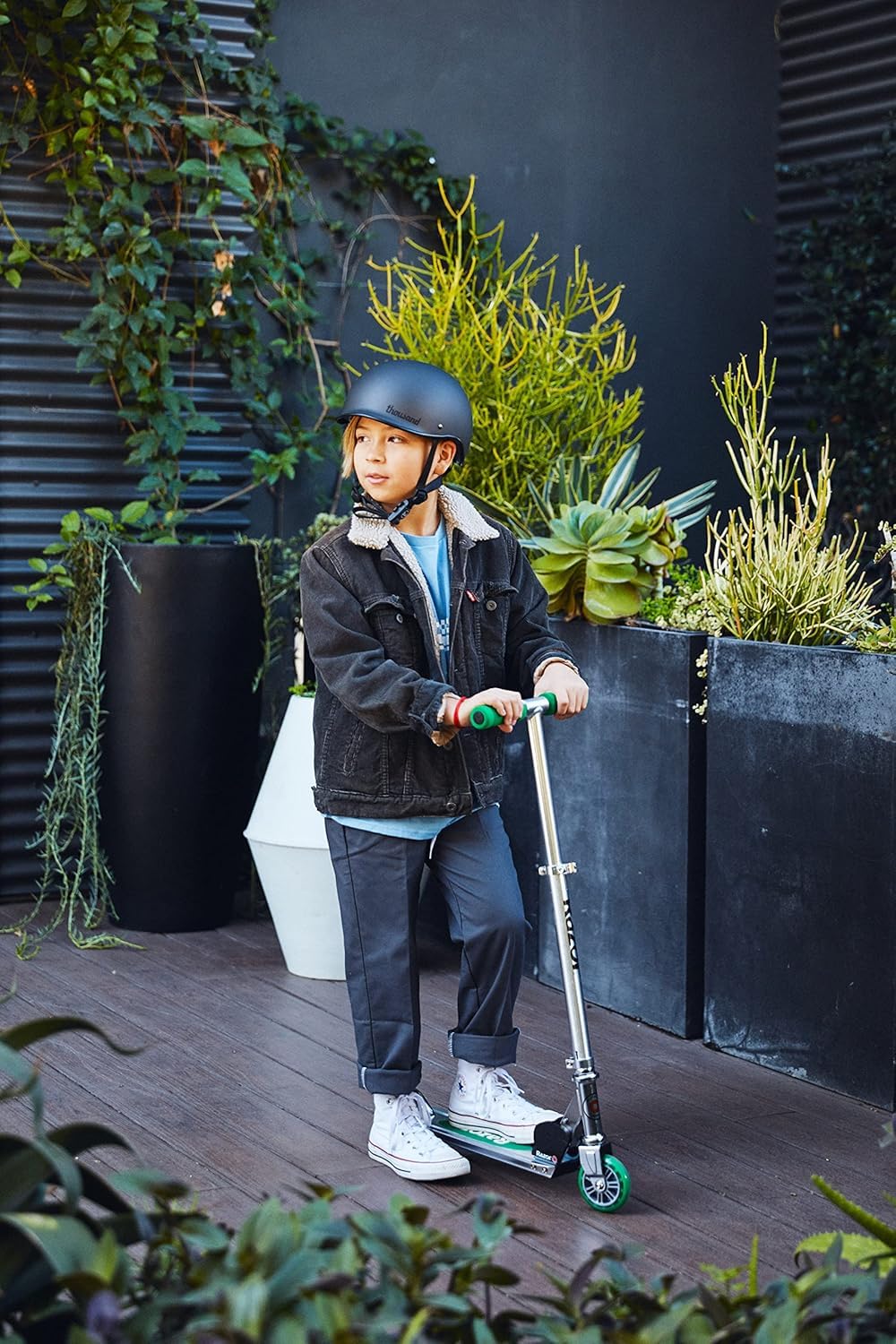 A-Model Kick Scooter for Kids Ages 5+ - Lightweight, Foldable, Aluminum Frame, and Adjustable Handlebars