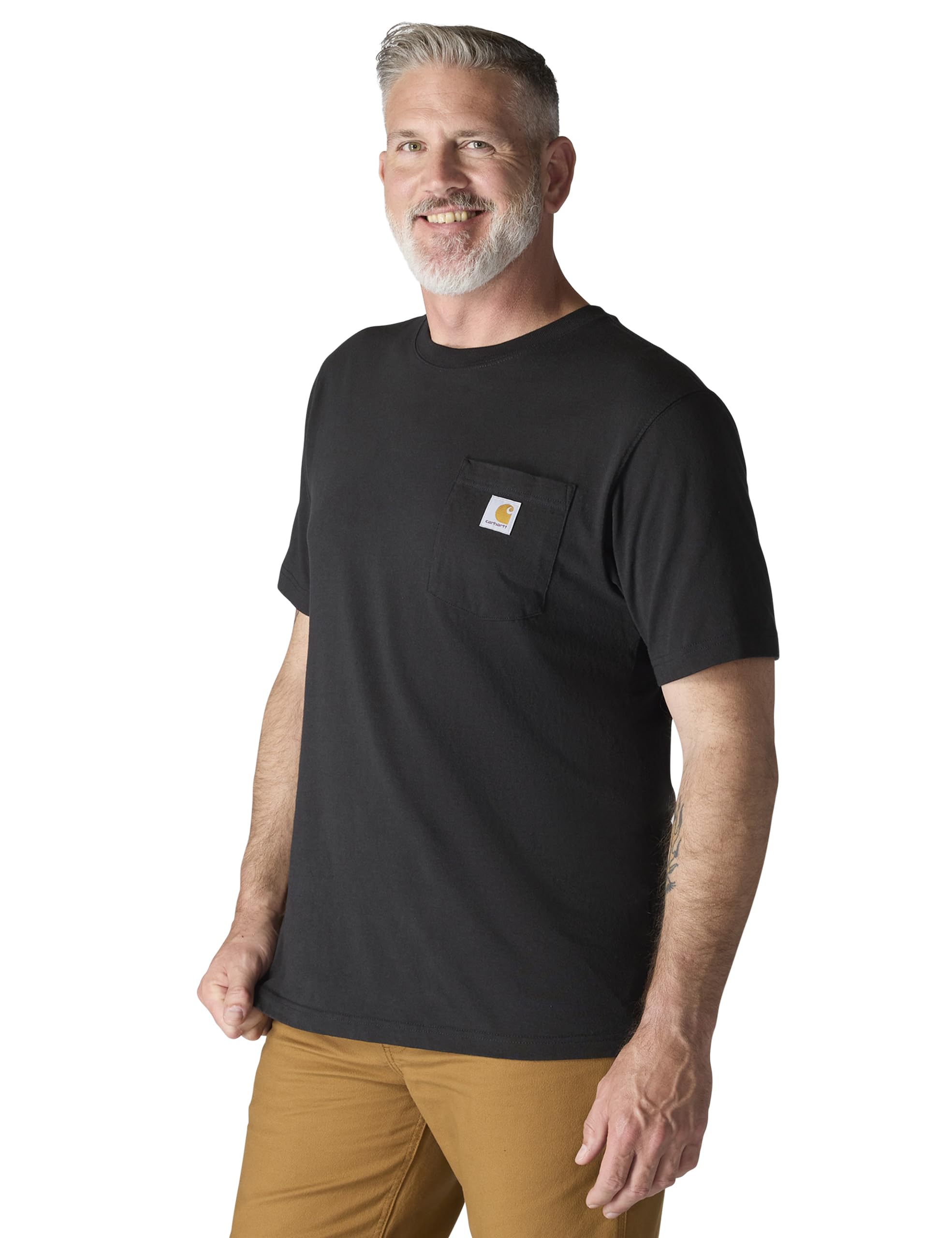 Men's Iconic K87 Pocket T-Shirt, Black, Large