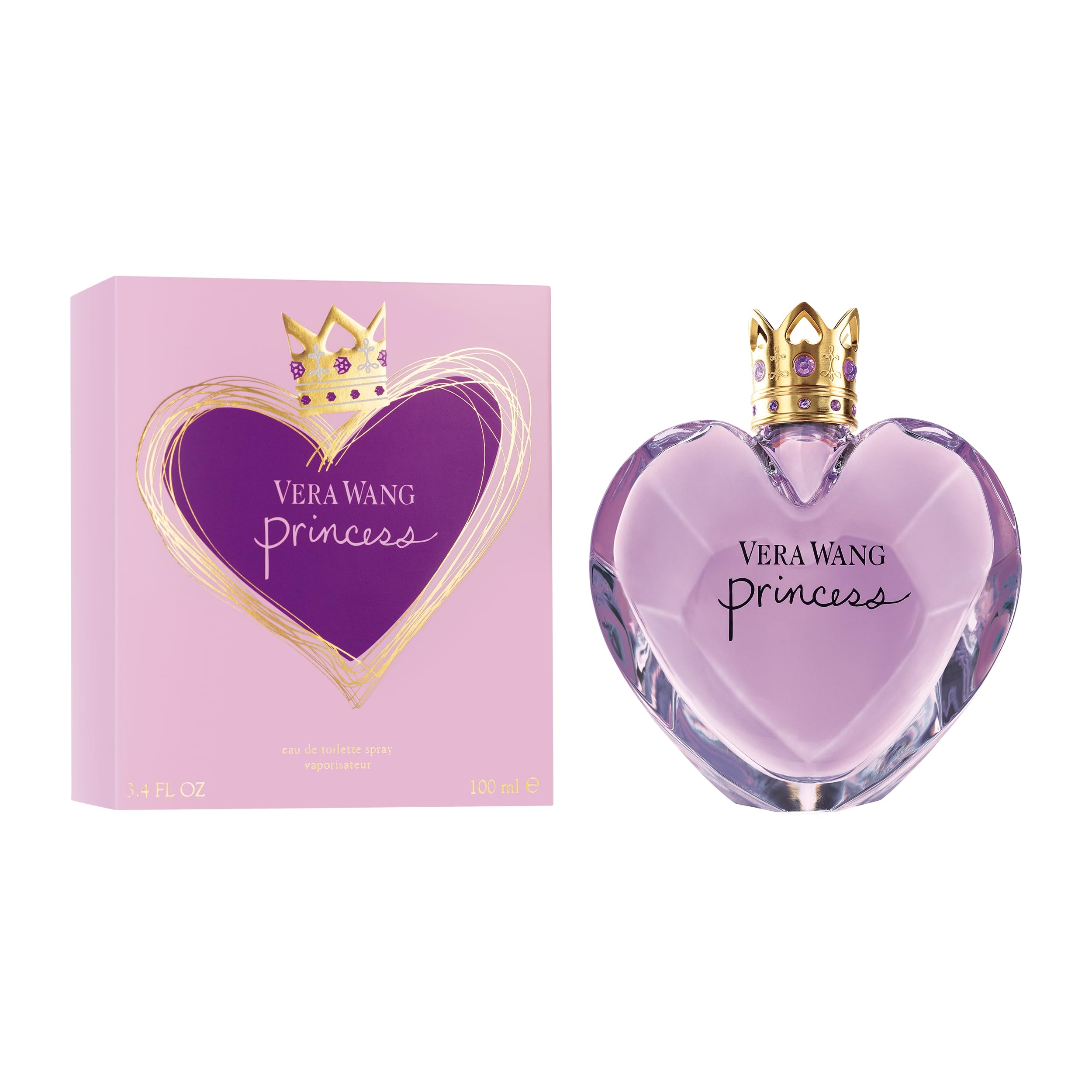 Princess by Vera Wang, Eau De Toilette Perfume for Women, 3.4 Fl Ounce
