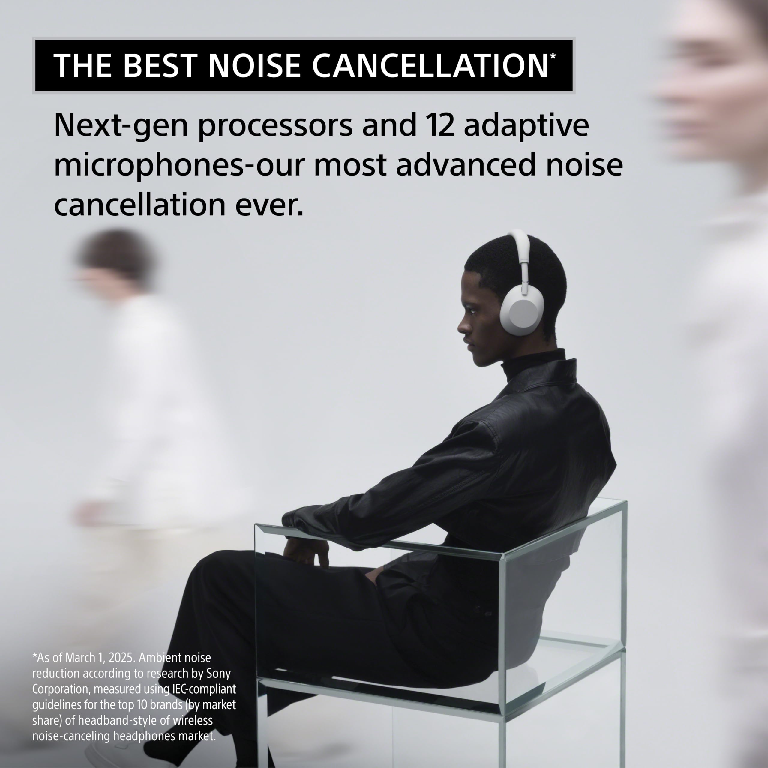 WH-1000XM6 The Best Noise Canceling Wireless Headphones, HD NC Processor QN3, 12 Microphones, Adaptive NC Optimizer, Mastered by Engineers, Studio-Quality, 30-Hour Battery, Midnight Blue