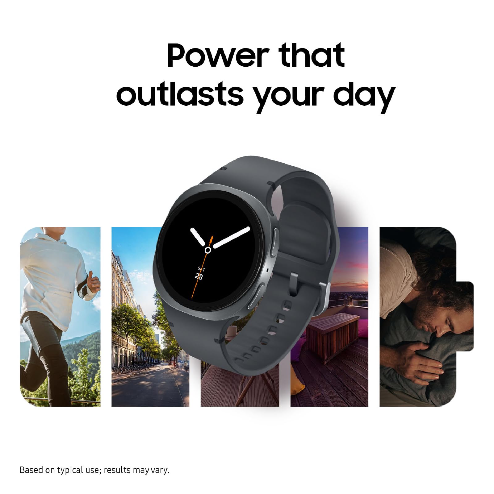 Samsung Galaxy Watch 8 (2025) 40mm LTE Smartwatch, Cushion Design, Fitness Tracker, Sleep Coaching, Running Coach, Energy Score, Heart Rate Tracking, Graphite (Renewed)