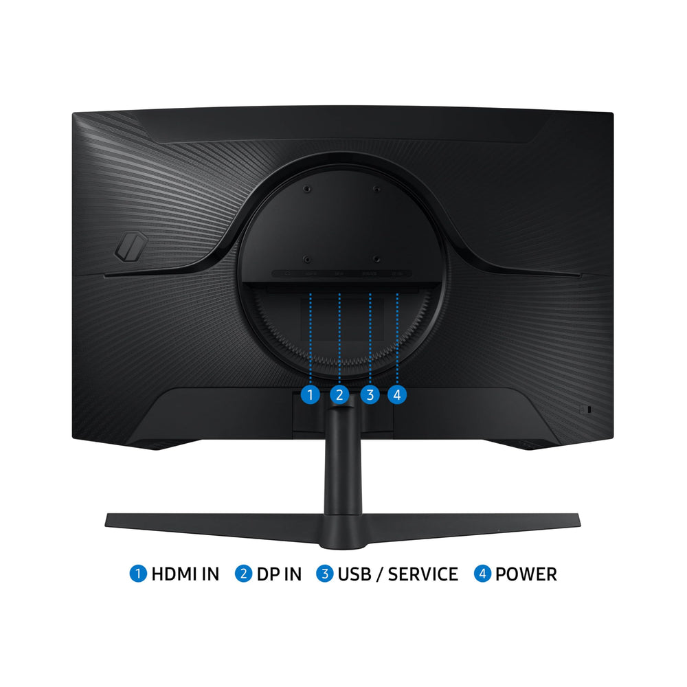 SAMSUNG 32" Odyssey G55C Series QHD 1000R Curved Gaming Monitor, 1ms(MPRT), HDR10, 165Hz, AMD Radeon FreeSync, Eye Care, Glare Free, Sharp Resolution LS32CG550ENXZA