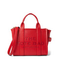Women's The Leather Small Tote True Red One Size