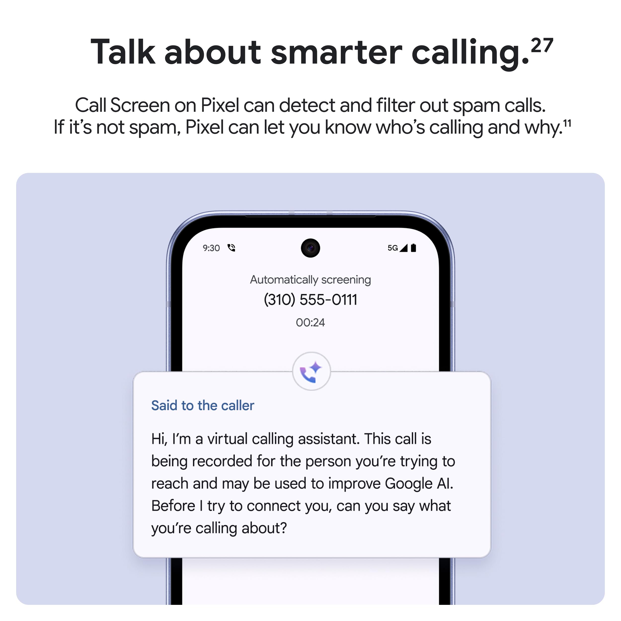 Google Pixel 9a with Gemini - Unlocked Android Smartphone with Incredible Camera and AI Photo Editing, All-Day Battery, and Powerful Security - Peony - 128 GB