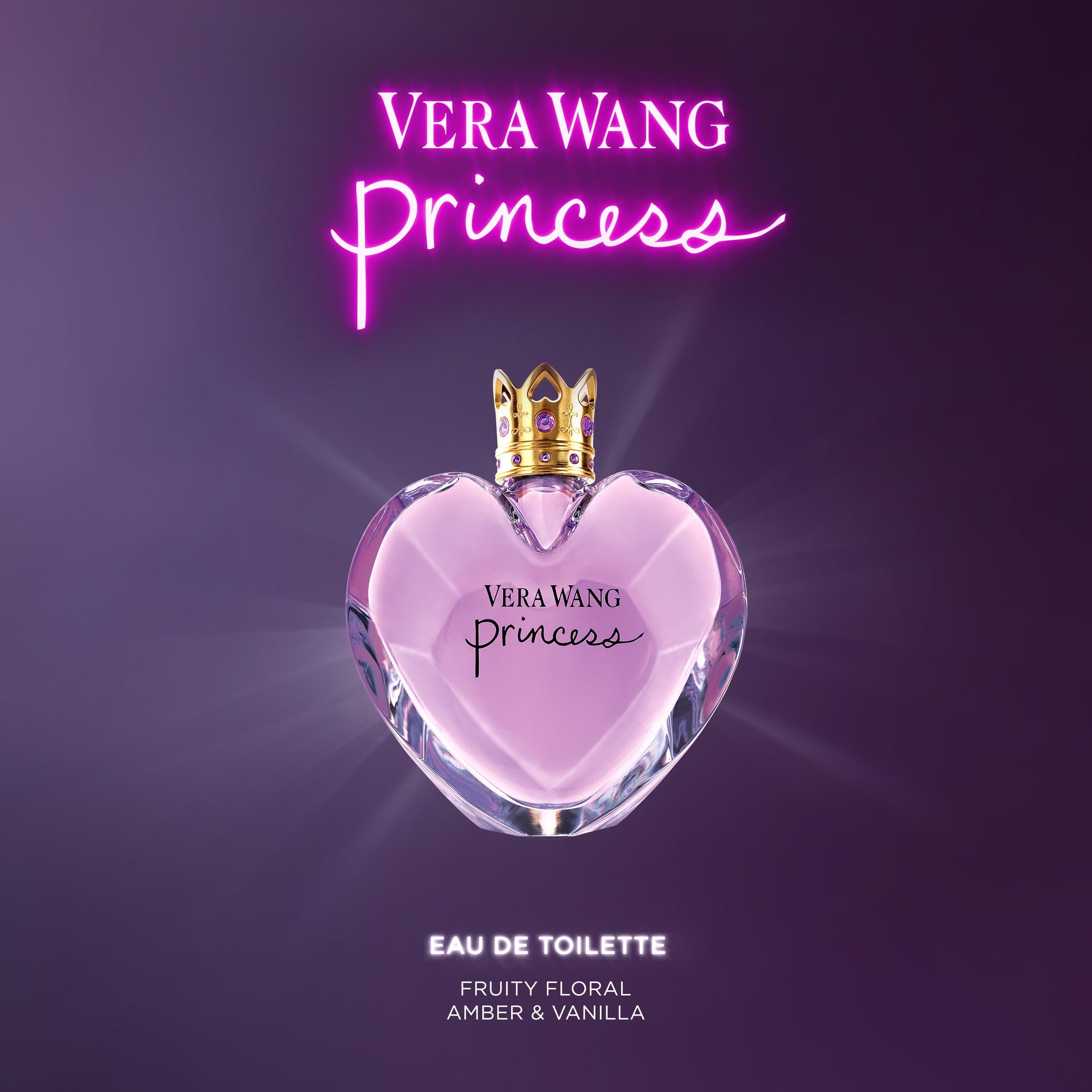 Princess by Vera Wang, Eau De Toilette Perfume for Women, 3.4 Fl Ounce