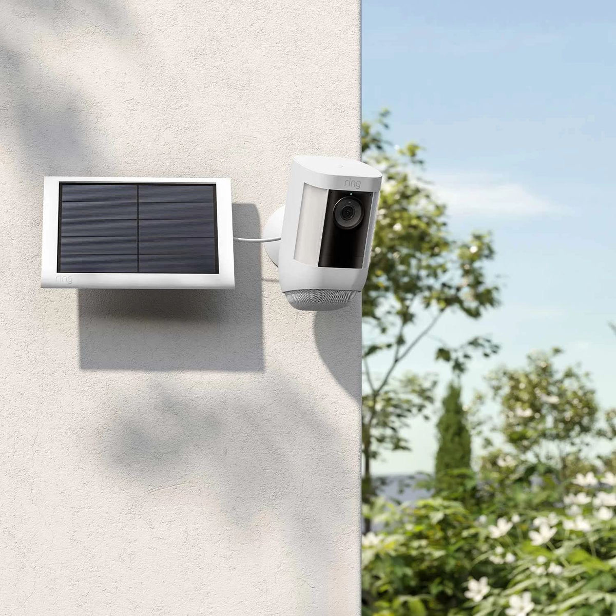 Solar Panel (2nd Generation), 4W for Outdoor Cam Plus, Outdoor Cam (Stick Up Cam), Stick Up Cam Pro, Spotlight Cam Plus, Spotlight Cam Pro - White