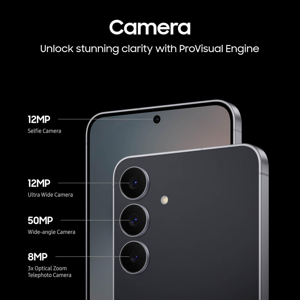 S25 FE Cell Phone (2025), 256GB AI Smartphone, Unlocked Android, Large Display, 4900mAh Battery, High Res-Camera, AI Photo Edits, Durable, US 1 Yr Warranty, JetBlack