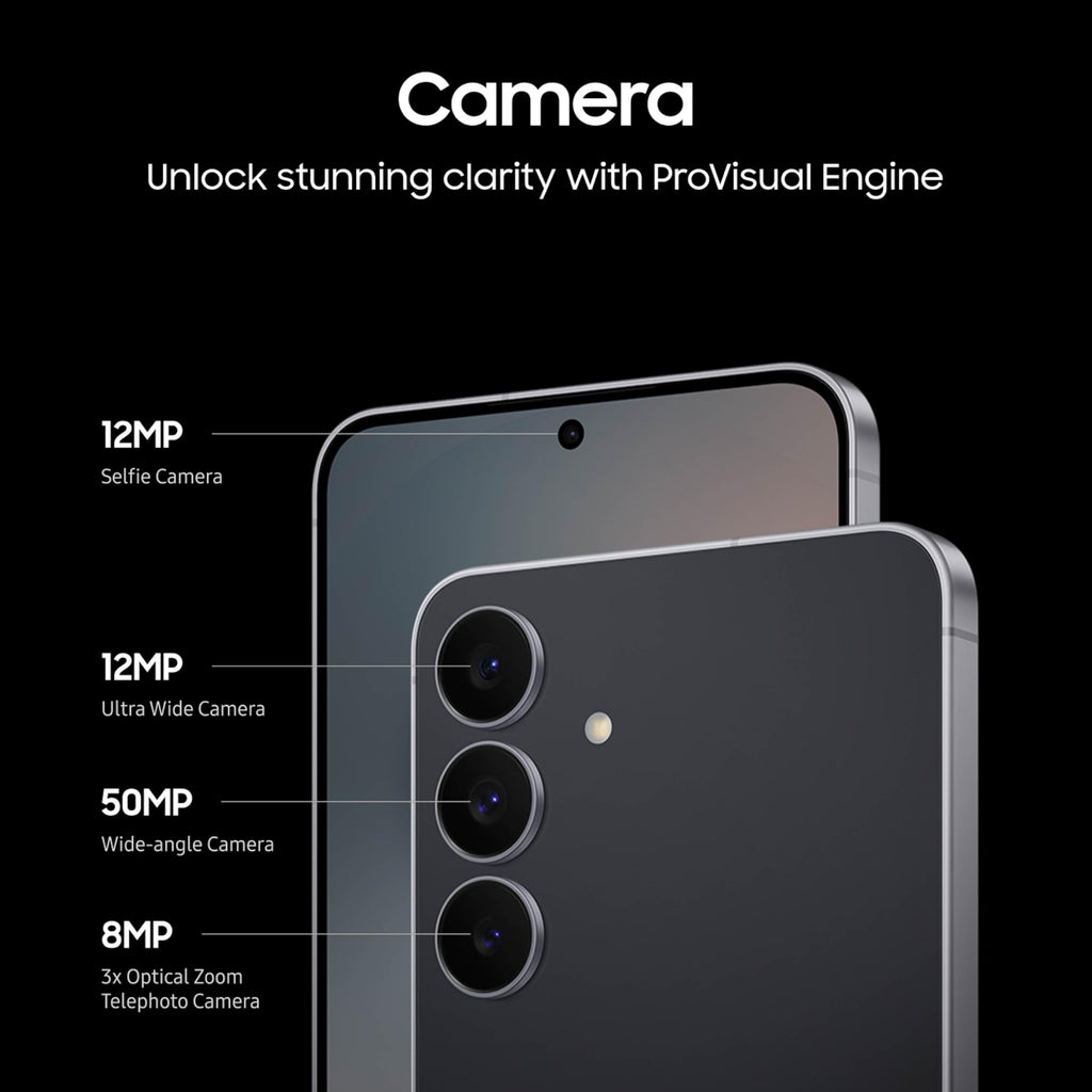S25 FE Cell Phone (2025), 256GB AI Smartphone, Unlocked Android, Large Display, 4900mAh Battery, High Res-Camera, AI Photo Edits, Durable, US 1 Yr Warranty, JetBlack