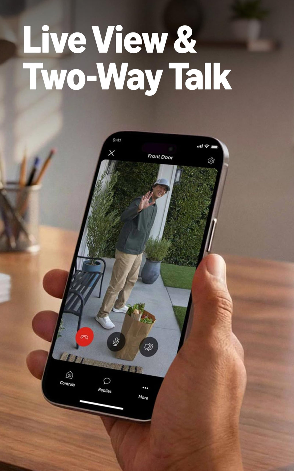 Wired Doorbell (newest model), Wide-Angle Retinal 2K, up to 6x Enhanced Zoom, pair with Alexa or Ring Chime for in-home alerts, Speckled Gray