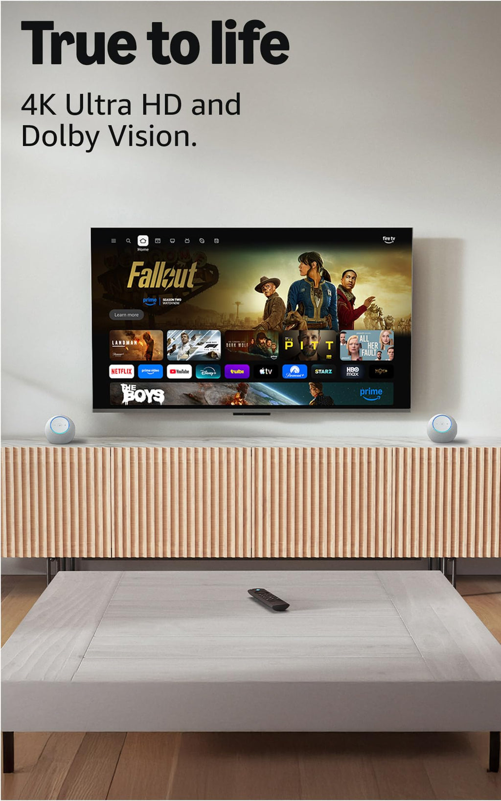 Fire TV Stick 4K Max streaming device, with AI-powered Fire TV Search, supports Wi-Fi 6E, free & live TV without cable or satellite, find shows faster with Alexa+
