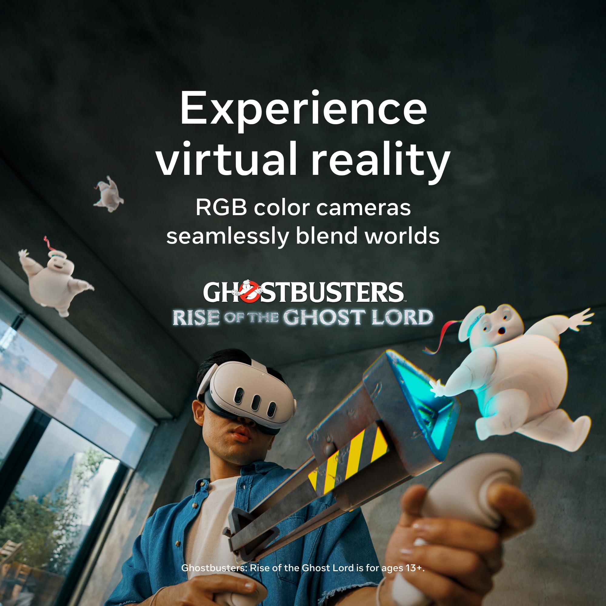 Quest 3 512GB | VR Headset — Thirty Percent Sharper Resolution — 2X Graphical Processing Power — Virtual Reality Without Wires — Access to 40+ Games with a 3-Month Trial of Meta Horizon+ Included