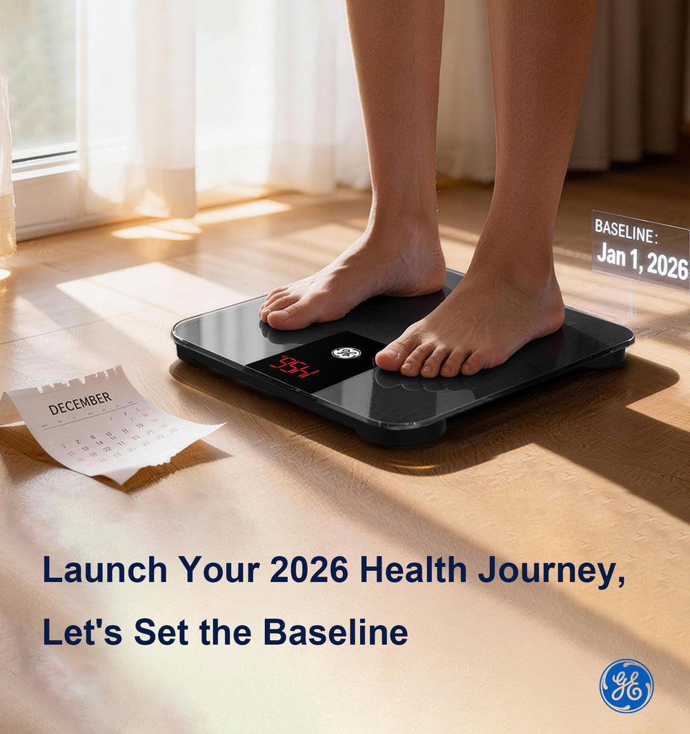 Bathroom Scale for Body Weight, Digital Weight Scales 500lb Heavy Duty Measuring Device for People Accurate BMI Weighing Machine with Bluetooth, Black