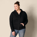 Amazon Essentials Women's Full-Zip Hoodie, Black, Medium Regular