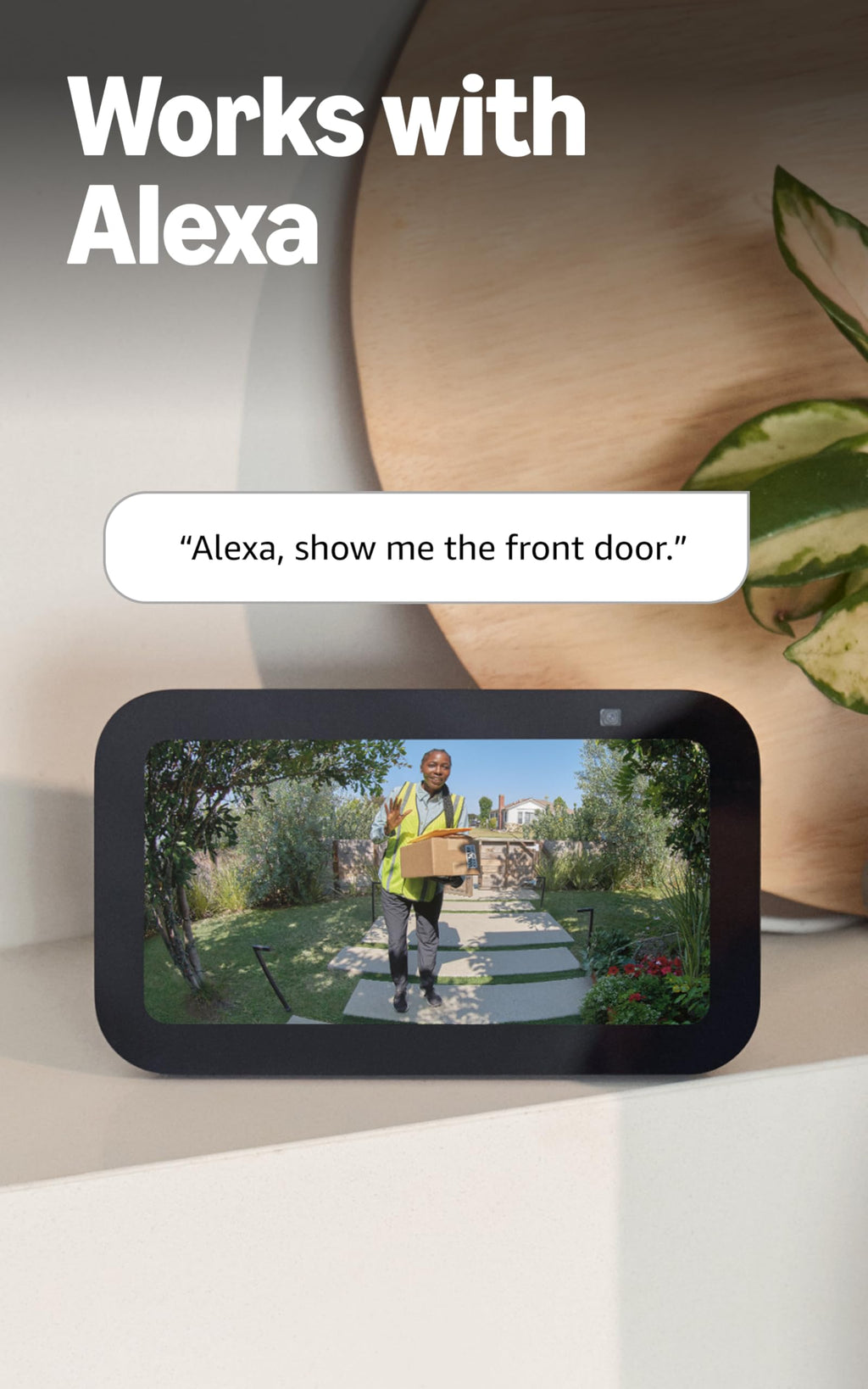 Battery Doorbell, Home or business security with Head-to-Toe video, Live View with Two-Way Talk, and Motion Detection & Alerts, Venetian Bronze