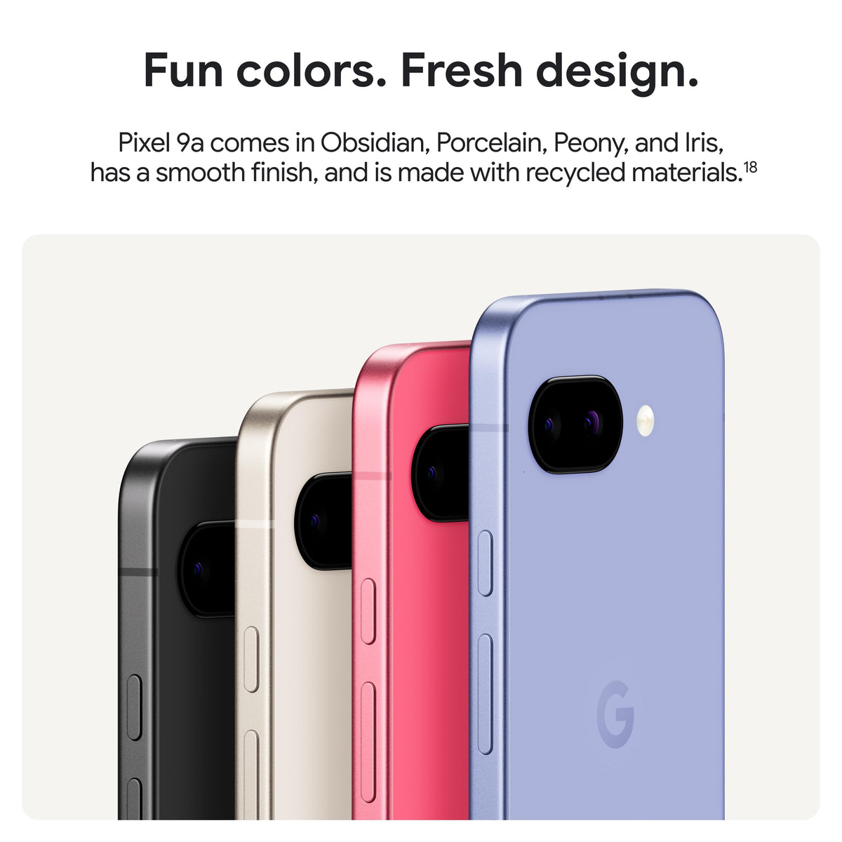 Google Pixel 9a with Gemini - Unlocked Android Smartphone with Incredible Camera and AI Photo Editing, All-Day Battery, and Powerful Security - Peony - 128 GB