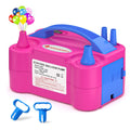 Electric Balloon Pump, Portable Electric Balloon Blower Machine Inflator Air Pump Dual Nozzle 110V 600W for Party Decorations