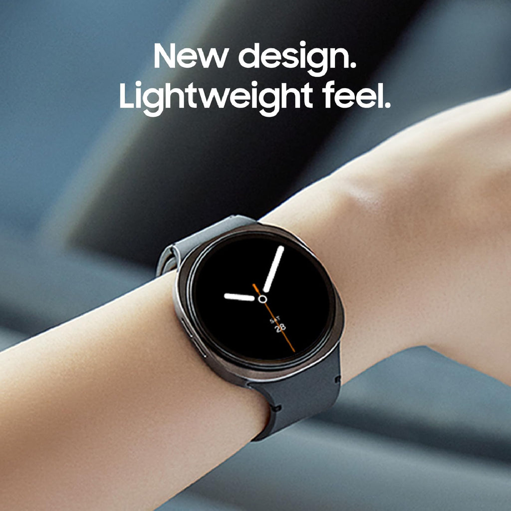 Samsung Galaxy Watch 8 (2025) 40mm LTE Smartwatch, Cushion Design, Fitness Tracker, Sleep Coaching, Running Coach, Energy Score, Heart Rate Tracking, Graphite (Renewed)