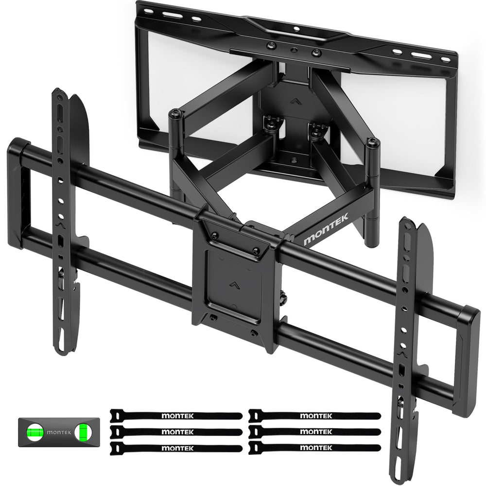 Heavy Duty TV Wall Mount for 37-90 inch TV up to 165lbs, 4X Load Tested, Full Motion with Dual Articulating Arms, Tool-Free Tilt, Swivel & Extend, VESA 200x100 to 600x400, Fits 12“/16" Studs