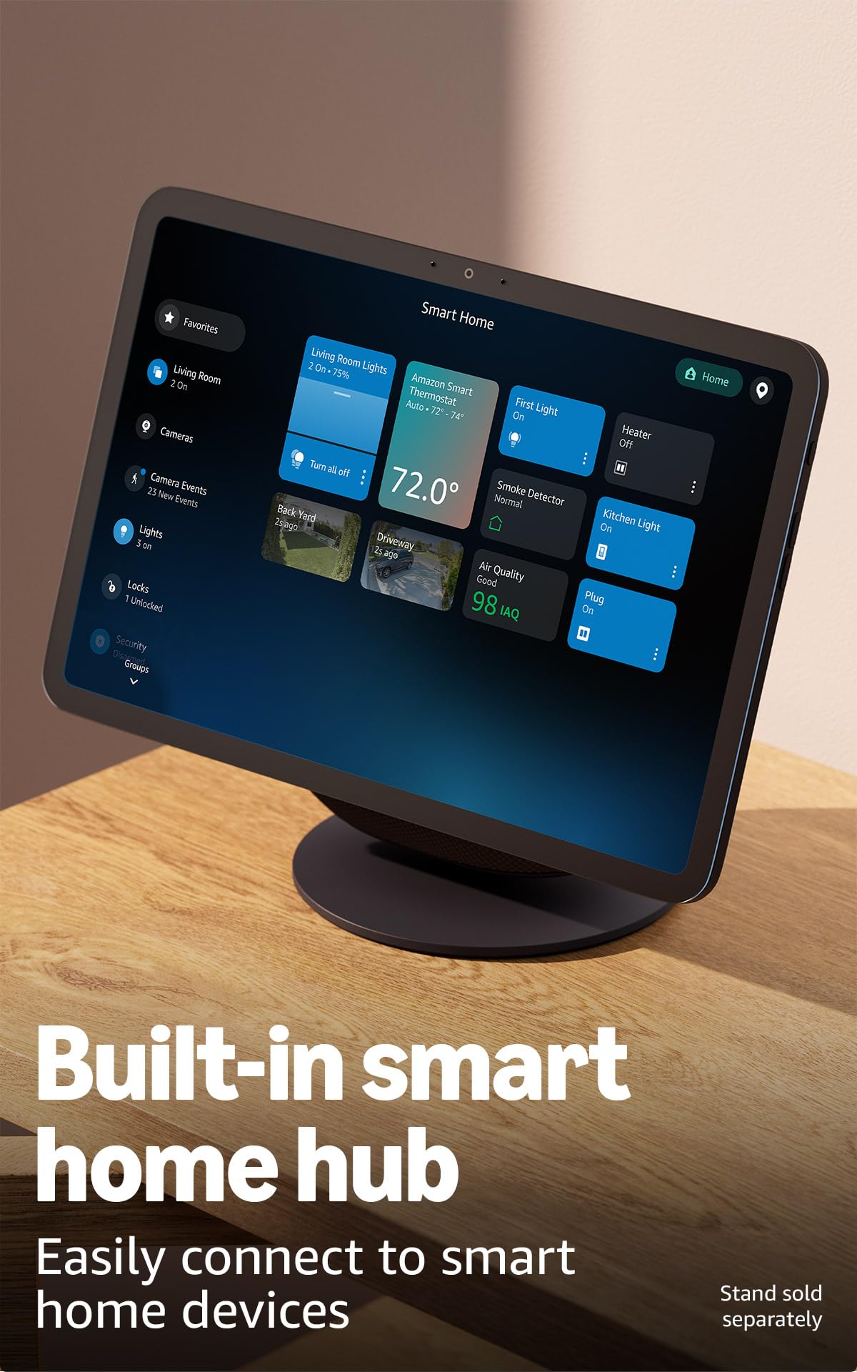 Echo Show 11 (newest model), Vibrant Full-HD 11" display with more viewing area and spatial audio, Designed for Alexa+, Glacier White