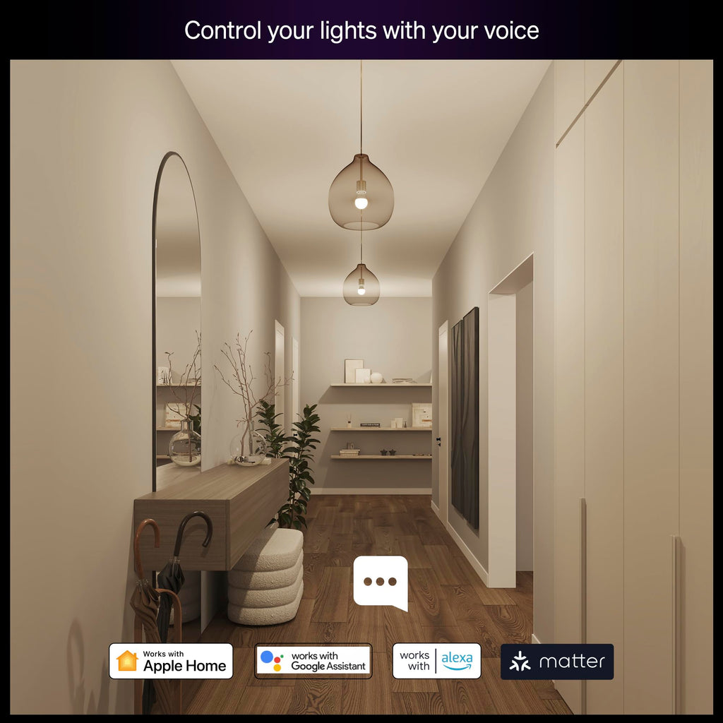 Philips Hue Essential Smart LED A19 Bulb, White and Color Ambiance, E26 Base, 8.8W, 2200K-6500K, 800 Lumens, Dimmable, Works with Alexa, Google, and Apple Home, 1-Pack