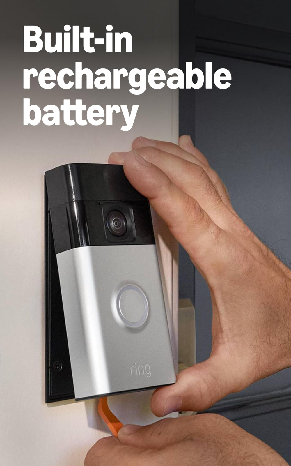 Battery Doorbell, Home or business security with Head-to-Toe video, Live View with Two-Way Talk, and Motion Detection & Alerts, Venetian Bronze