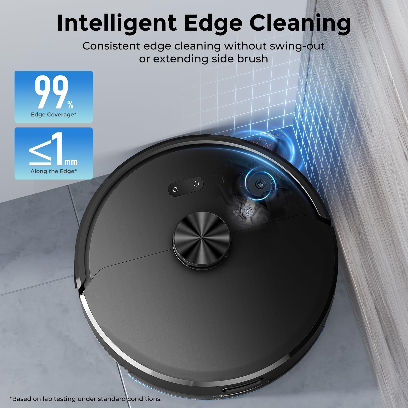 Robot Vacuum and Mop Self-Emptying, 6000Pa No-Tangle Suction, LiDAR Multi-Floor Mapping, 90-Day Hands-Free, App, Alexa & Google Assistant for Pet Hair, Carpet & Hard Floor