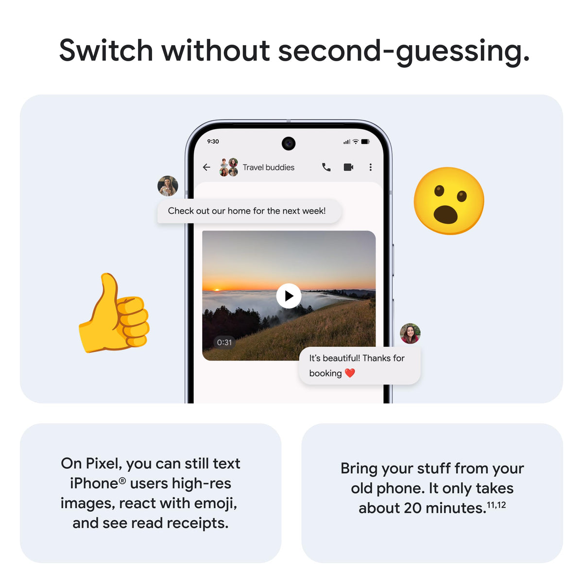 Google Pixel 10 Pro - Unlocked Android Smartphone - Gemini AI Assistant, Triple Rear Camera System, Fast-Charging 24+ Hour Battery, and 6.3" Super Actua Display - Obsidian - 128 GB (2025 Model)