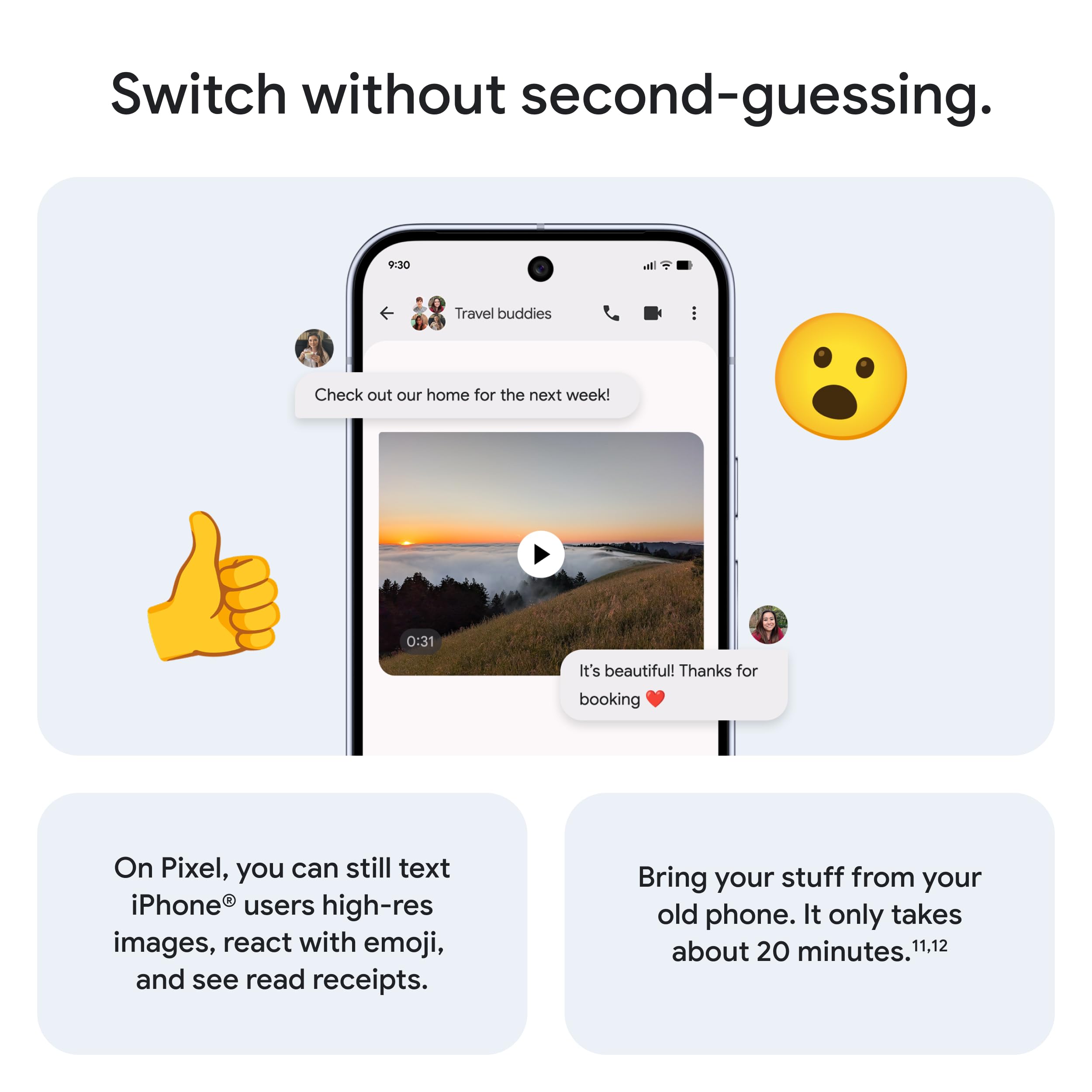 Google Pixel 10 Pro - Unlocked Android Smartphone - Gemini AI Assistant, Triple Rear Camera System, Fast-Charging 24+ Hour Battery, and 6.3" Super Actua Display - Obsidian - 128 GB (2025 Model)