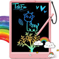 LCD Writing Tablet for Kids, 10-inch Coloring Drawing Pad, Mess Free Doodle Board, Airplane Travel Toys for Boys and Toddlers, Road Trip Essentials, Gifts for 3 4 5 6 7 8 Year Old Girls (Pink)