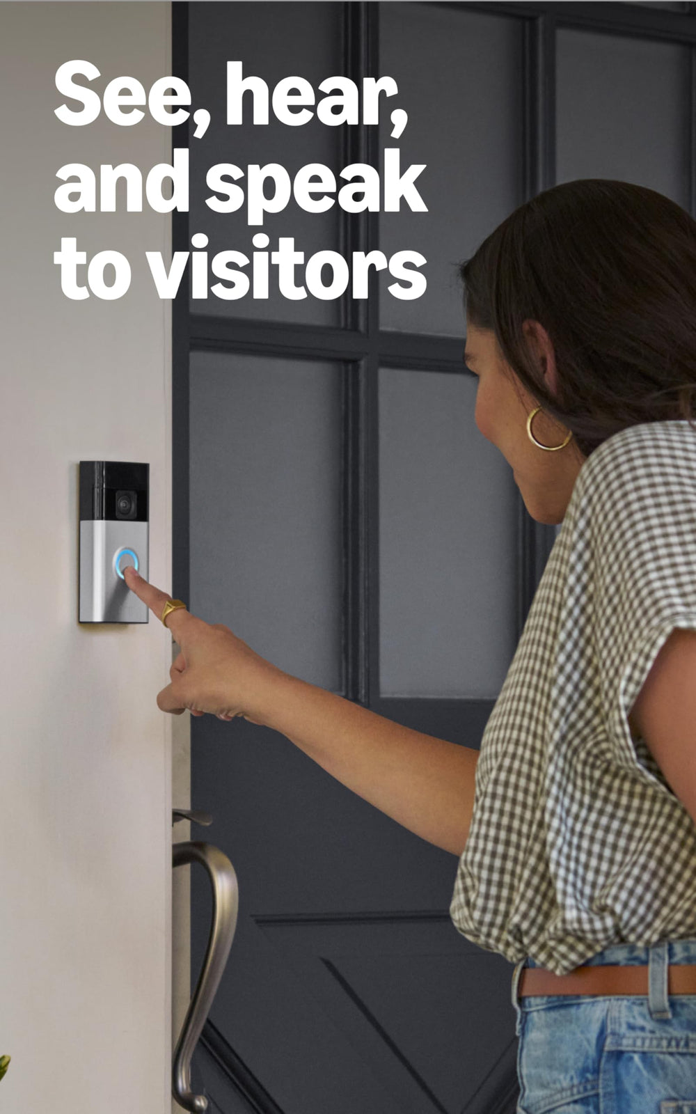 Battery Doorbell, Home or business security with Head-to-Toe video, Live View with Two-Way Talk, and Motion Detection & Alerts, Venetian Bronze