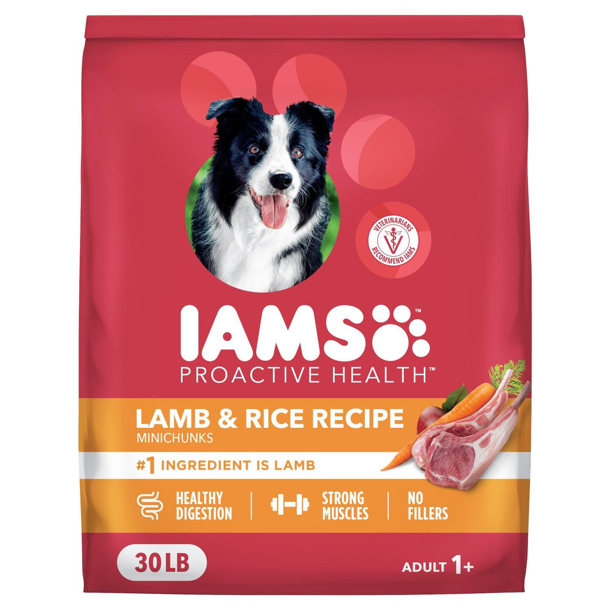 Proactive Health Dry Dog Food, Adult Dog Food Dry Recipe, Lamb & Rice, 30 lb. Bag