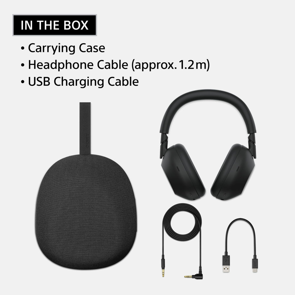 WH-1000XM6 The Best Noise Canceling Wireless Headphones, HD NC Processor QN3, 12 Microphones, Adaptive NC Optimizer, Mastered by Engineers, Studio-Quality, 30-Hour Battery, Midnight Blue