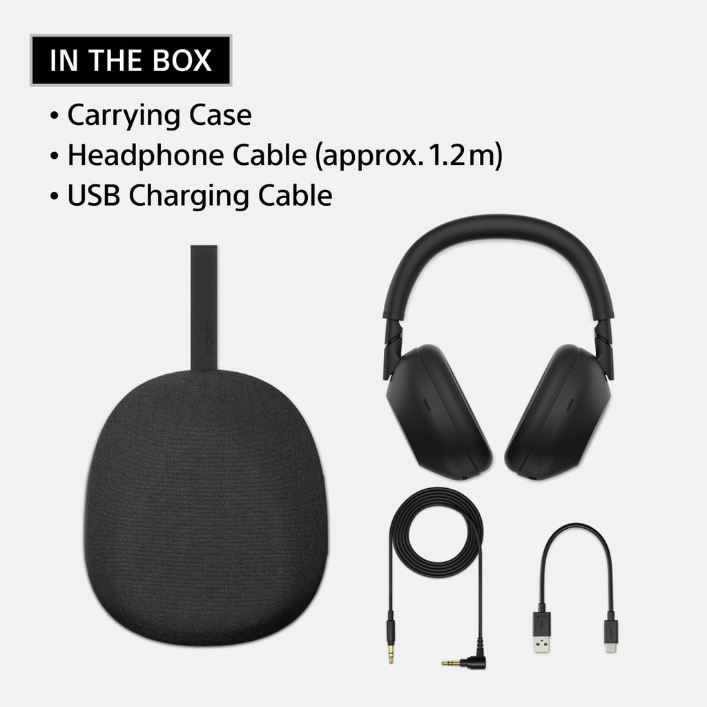 WH-1000XM6 The Best Noise Canceling Wireless Headphones, HD NC Processor QN3, 12 Microphones, Adaptive NC Optimizer, Mastered by Engineers, Studio-Quality, 30-Hour Battery, Midnight Blue
