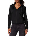 Women's Full-Zip Hoodie, Black, Medium Regular
