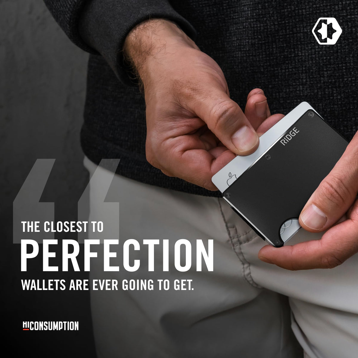 Wallet for Men - Slim Minimalist Compact Wallet and Card Holder, RFID Protected Front Pocket Wallets for Men with Integrated Money Clip (Royal Black)