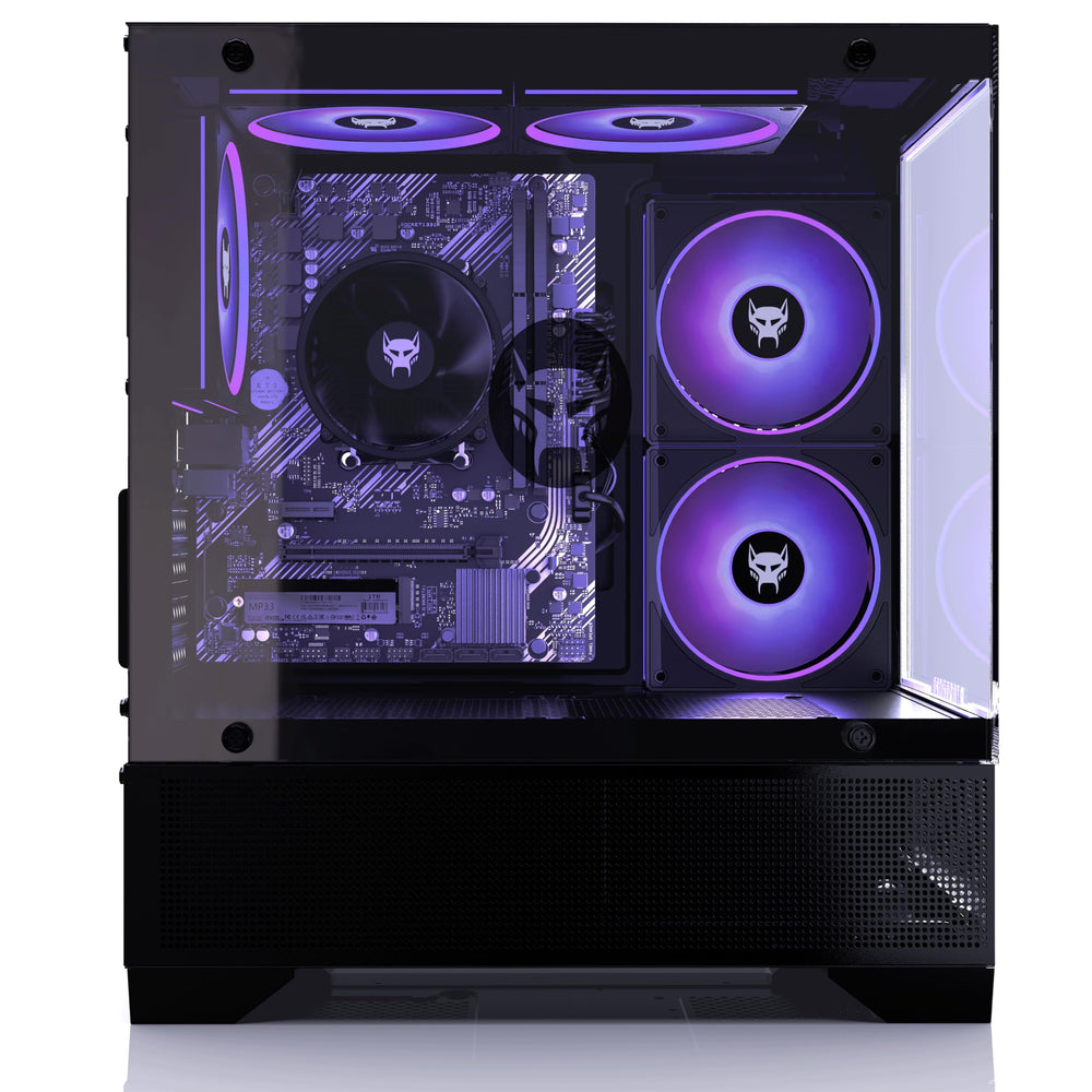 Q3 Gaming PC Desktop Computer AMD Ryzen 5 3400G, 4K Vega Graphics, 16GB RAM, 512GB M.2 NVMe, 500W 80PLUS PSU, WiFi, Gaming Office Console, Towers Prebuilt PC