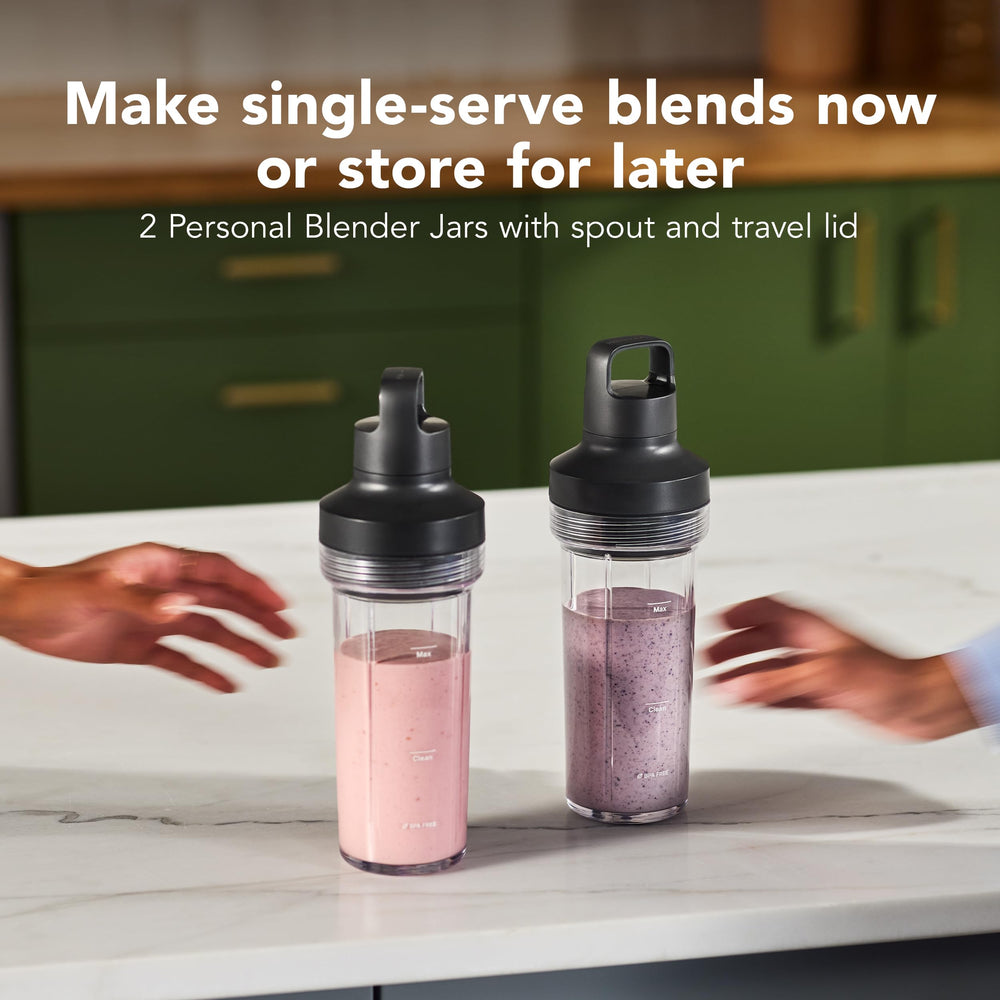Pure Power Blender with 2 Personal Blending Jars, 1700 Watt Peak Power*, KSB2078, Empire Red