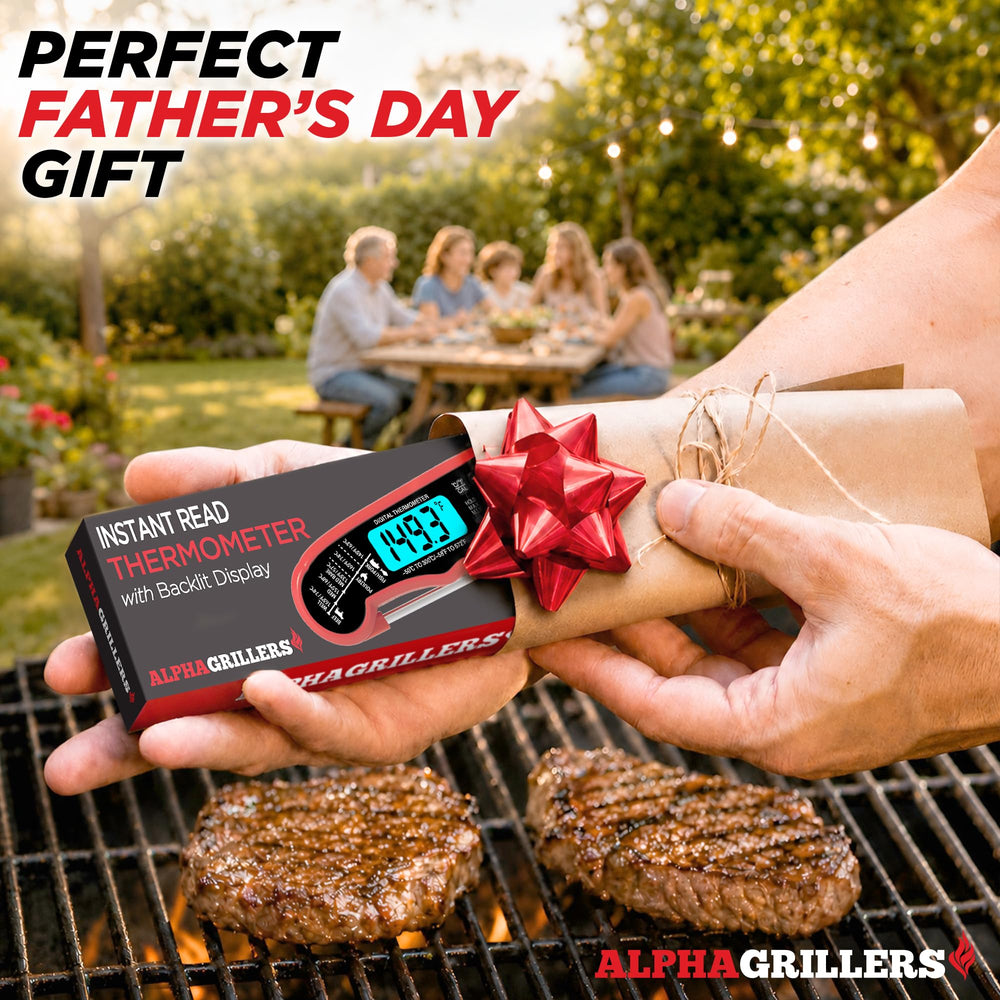 Meat Thermometer Digital – Instant Read Food Thermometer for Cooking & Grilling – Professional Kitchen Fathers Day Gift for Dad Men Him Husband