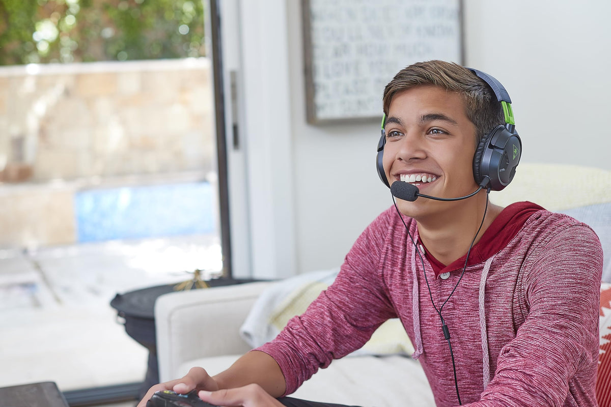 Recon 50 Xbox Gaming Headset – Officially Licensed for Xbox Series X|S, Xbox One, and Windows PCs with 3.5mm – Also works with PS5, PS4, and Mobile Devices, Removable Mic, 40mm Speakers