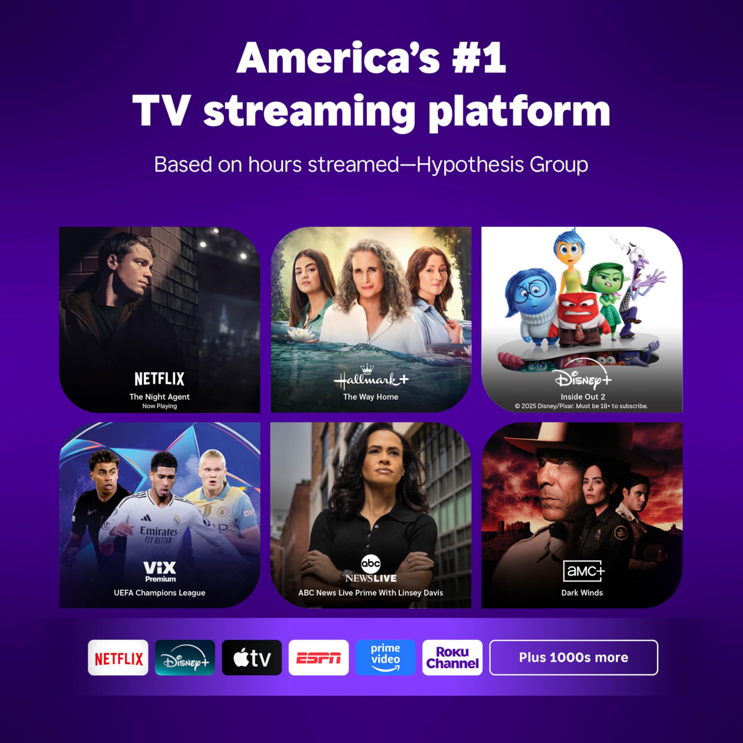 Streaming Stick HD — HD Streaming Device for TV with Roku Voice Remote, Free & Live TV