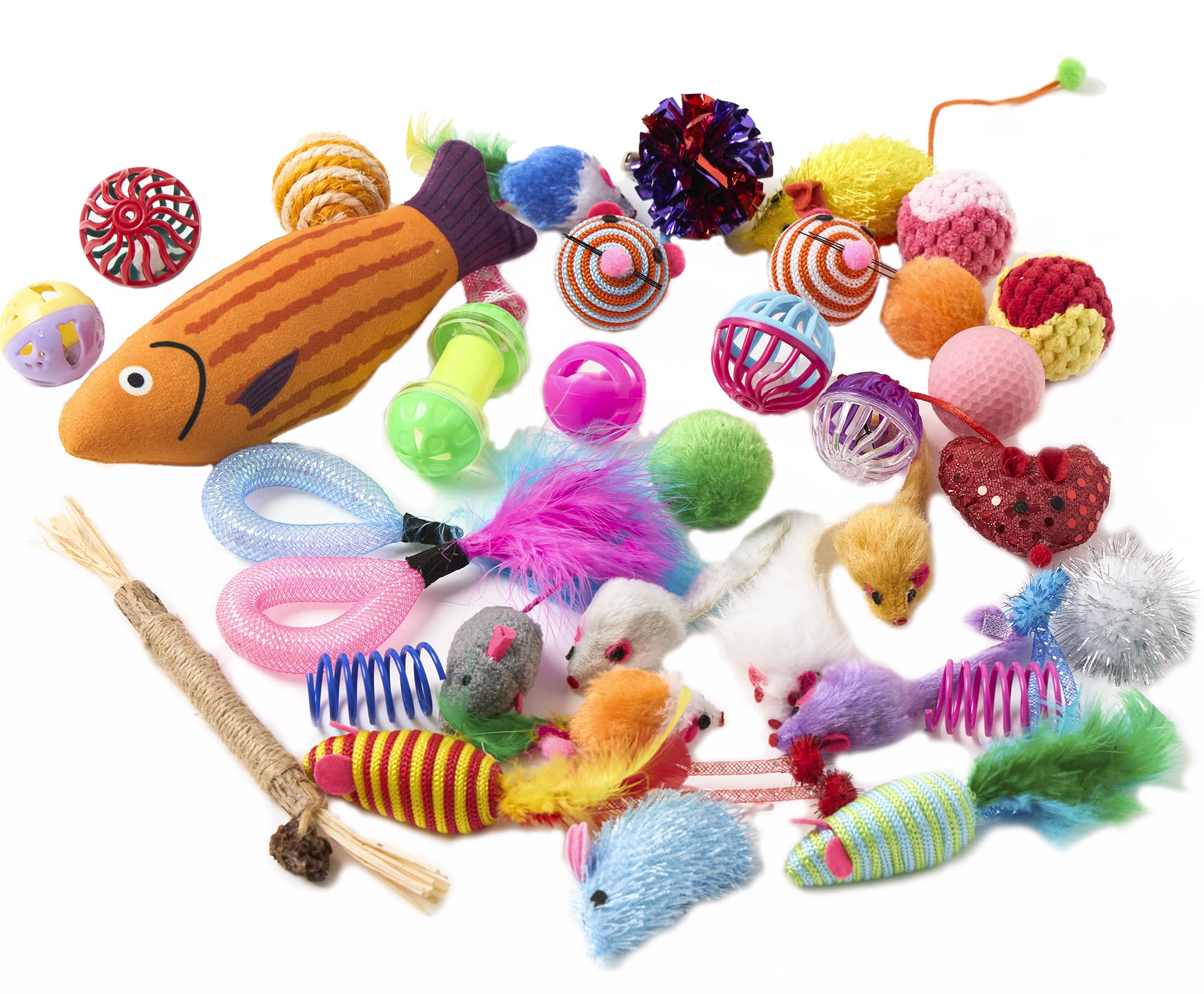 Cat Toys Variety Pack for Kitty 20 Pieces