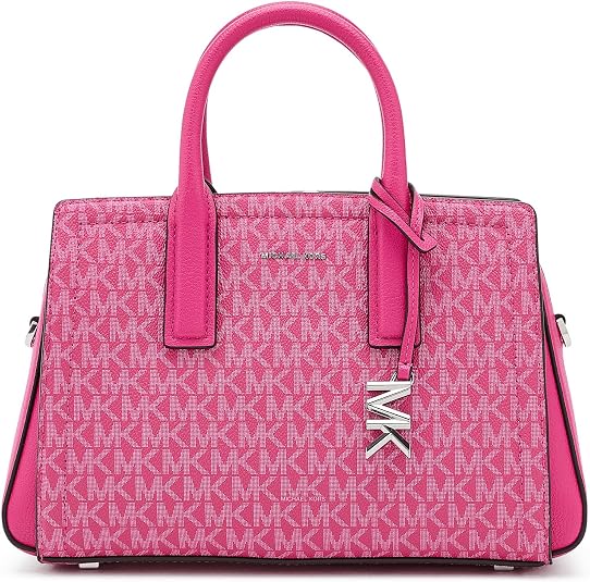 Michael Kors, Womens, Laila Small Satchel, Raspberry, One Size