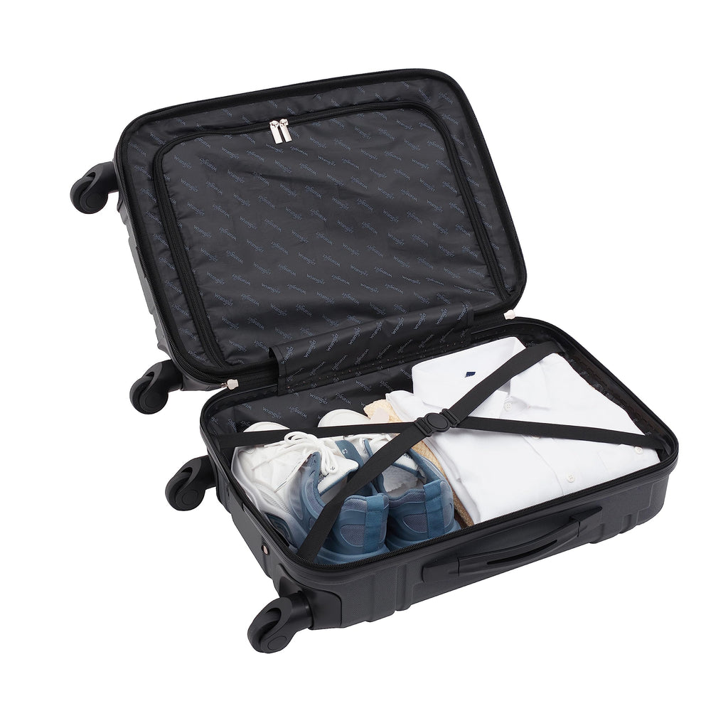 Astral Hardside Luggage, Dark Shadow, 22-Inch Carry-On
