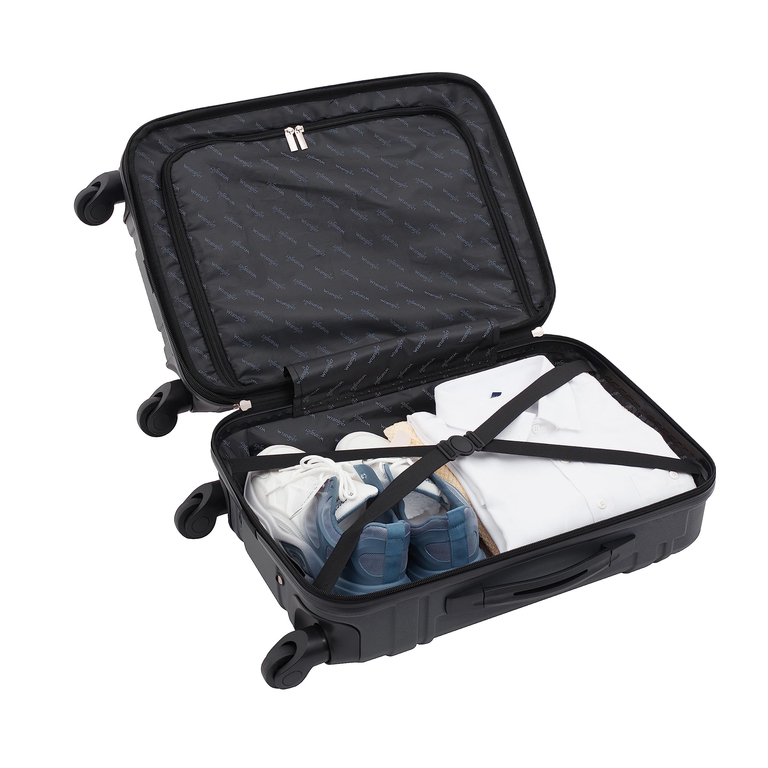 Astral Hardside Luggage, Dark Shadow, 22-Inch Carry-On