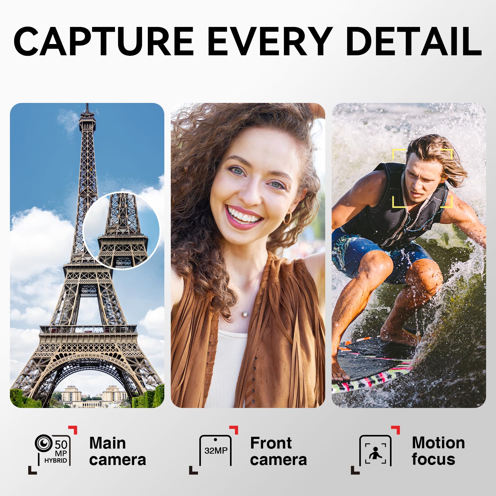 TCL 60 XE NXTPAPER 5G Cell Phone, AT&T, T-Mobile & Verizon Unlocked Android Smartphone, 8GB+256GB, 6.8" 120Hz Paper-Like Display, AI Features, 5010mAh Battery, Advanced Camera System, Space Blue